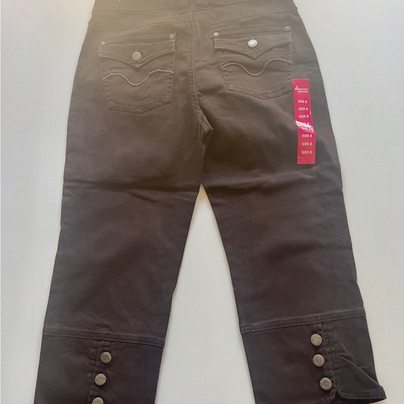 NWT Women's Comfort Denim Size 8/20" Inseam Chocolate Brown (A) - Picture 8 of 10